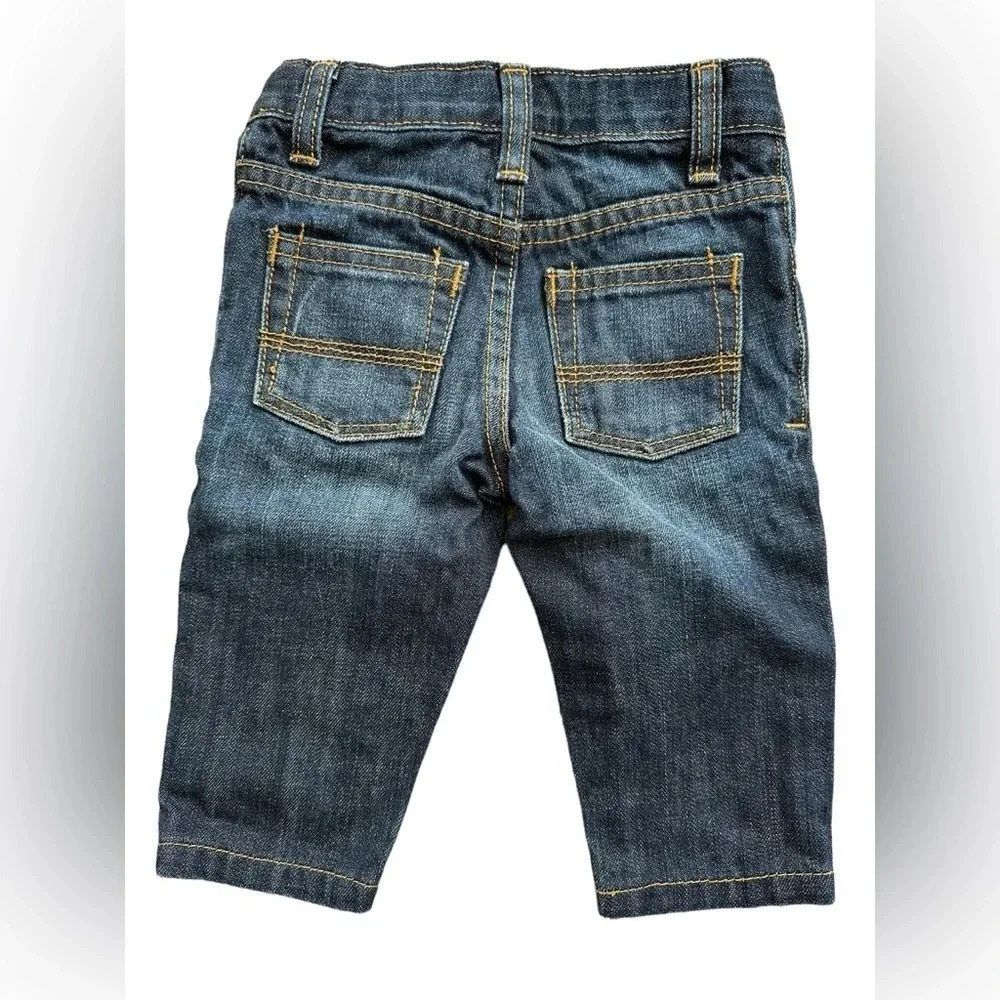 Peek dungarees NWOT jeans 6-12 mos - Picture 2 of 3